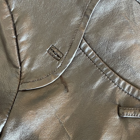 💕x2HP💕By Bernardo dark brown faux leather jacket - Picture 14 of 15